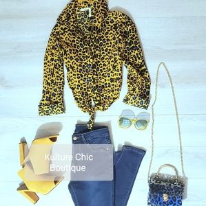 Cheetah Mean Blouse
